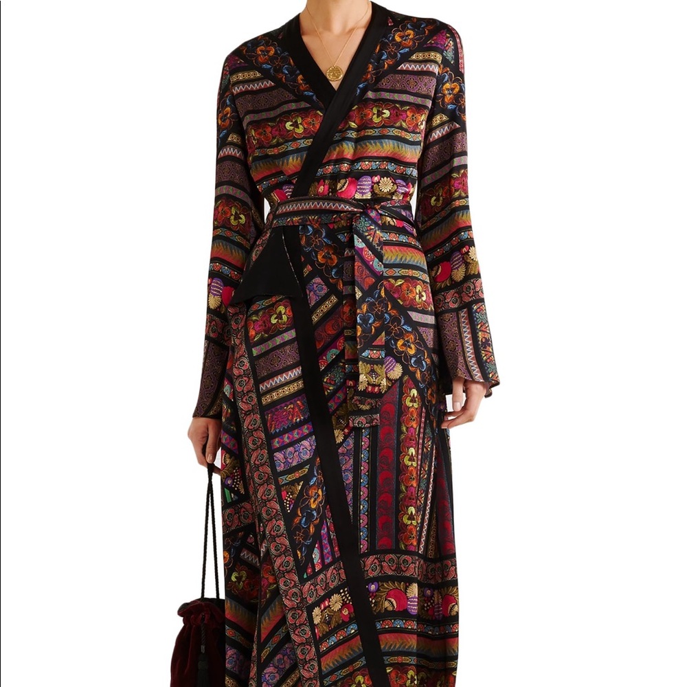 Etro wrap-effect crêpe dress, IT 38 - Picture 2 of 7
